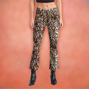 NWT AG Adriano Goldschmied "Quinne" High Waist Cropped kick flare pants